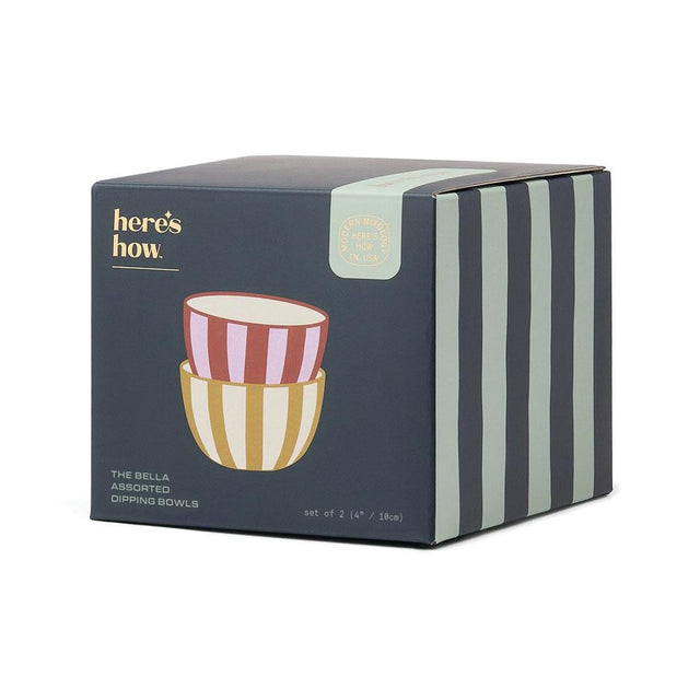 Ochre & Rust The Bella Dipping Bowls Set Gift Box