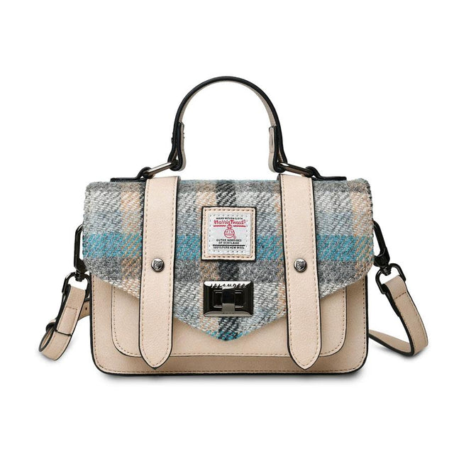 Mini Satchel in Islander Tartan Harris Tweed