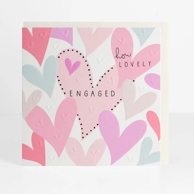 Engaged Hearts Card