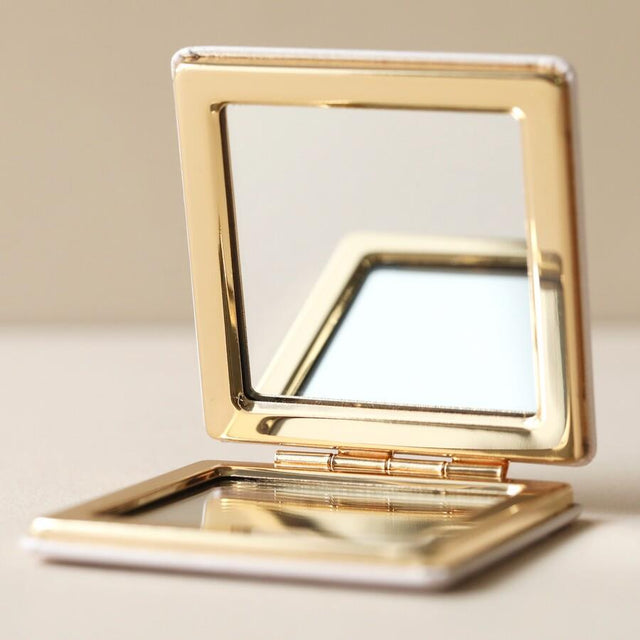Live by the Sun Foiled Compact Mirror Open