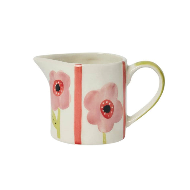 Mauve Flower Mini Stoneware Jug