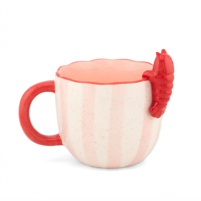Peeking Lobster Mug Side Facing