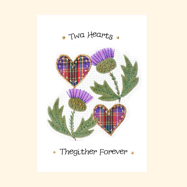 Twa Hearts Thegither Forever Card