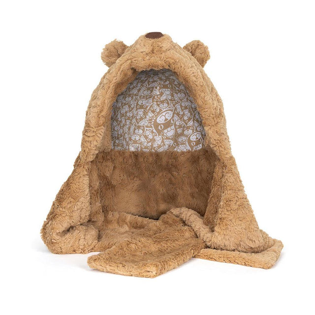 Jellycat Bartholomew Bear Bundlesnug Inside View