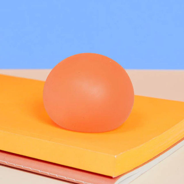 Reef Orange Gump Memory Gel Stress Ball Close Up