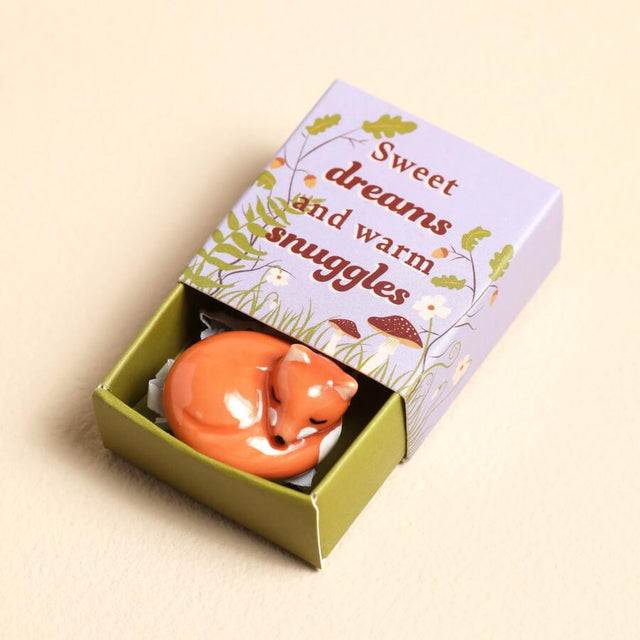 Fox Matchbox Ceramic Token
