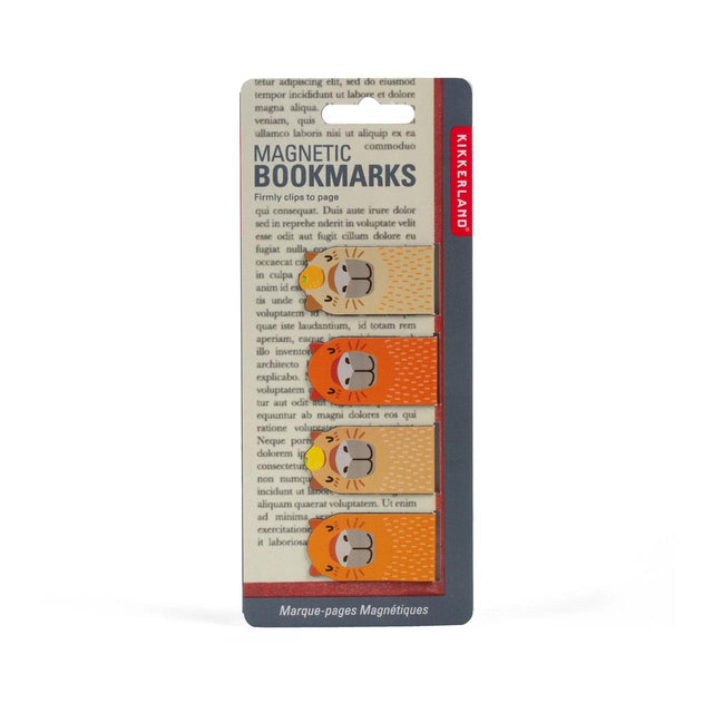 Capybara Magnetic Bookmarks Set on Backing Card