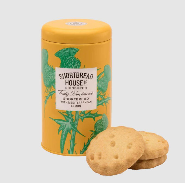 Shortbread House Lemon Shortbread Rounds in Tin Box