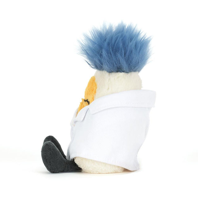 Jellycat Amuseables Boiled Egg Scientist Outfit Side Facing