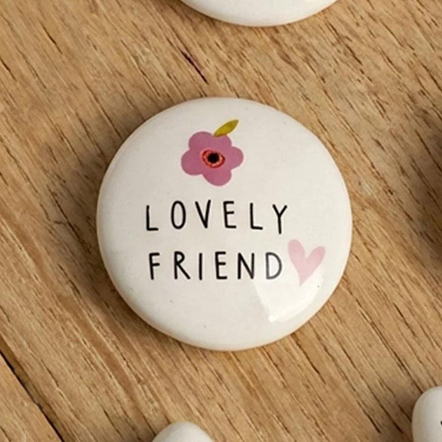 Lovely Friend Round Token in Situ