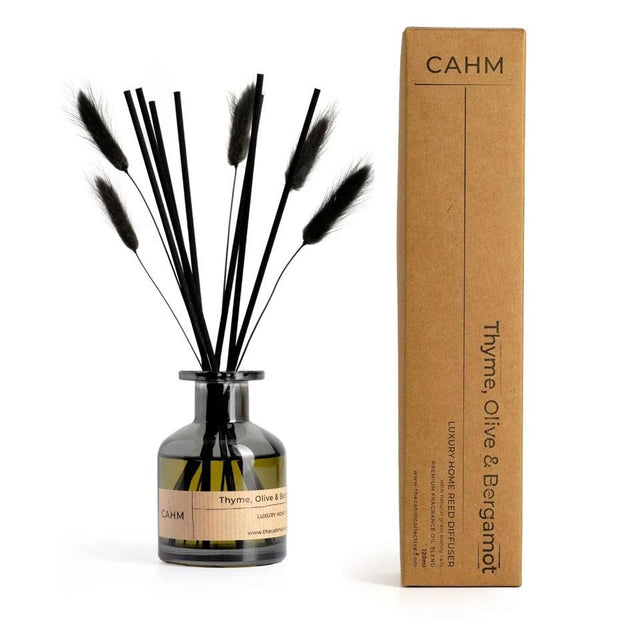 Cahm Thyme Olive and Bergamot Black Reed Diffuser