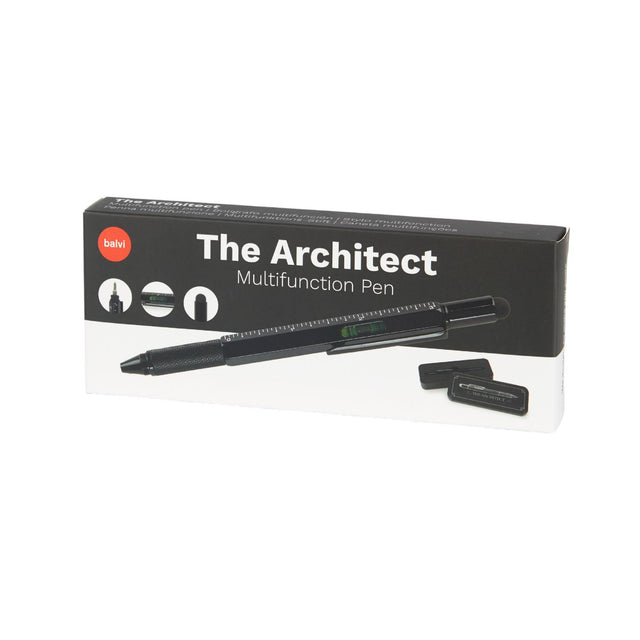 The Architect Black Multi Tool Pen