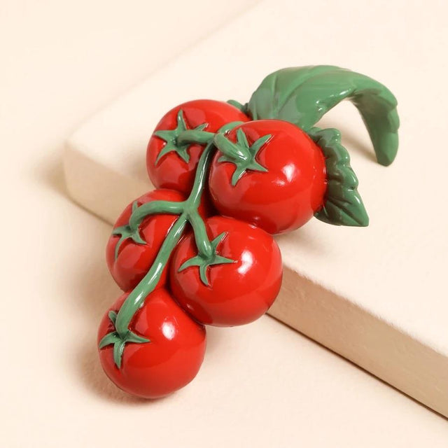 Tomato Vine Ceramic Planter Hanger Close Up