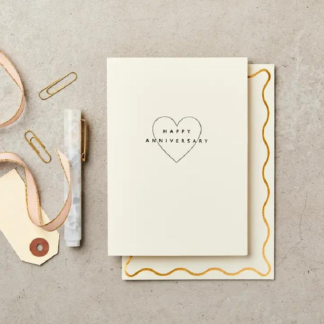 Happy Anniversary Heart Card