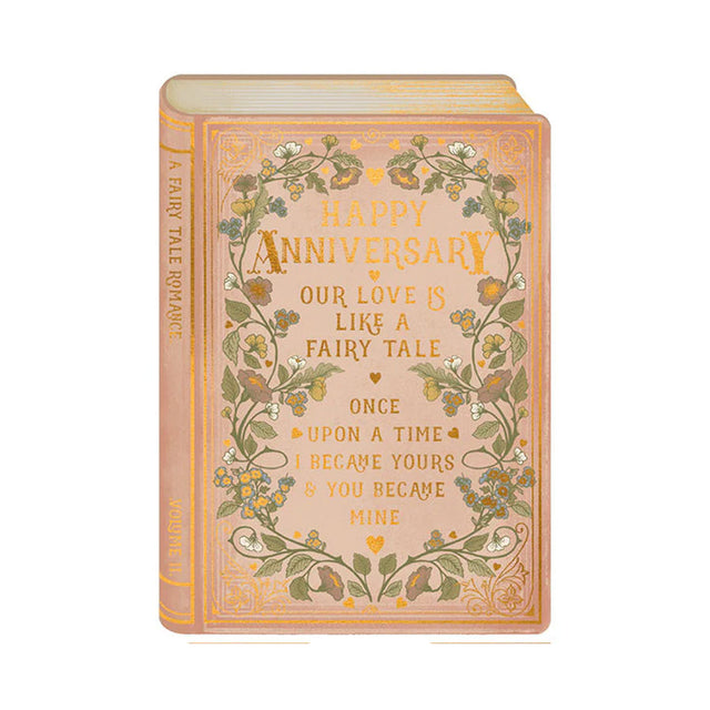 Anniversary Fairy Tale Book Card