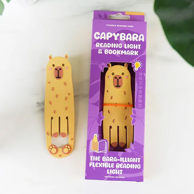 Capybara Reading Light and Bookmark