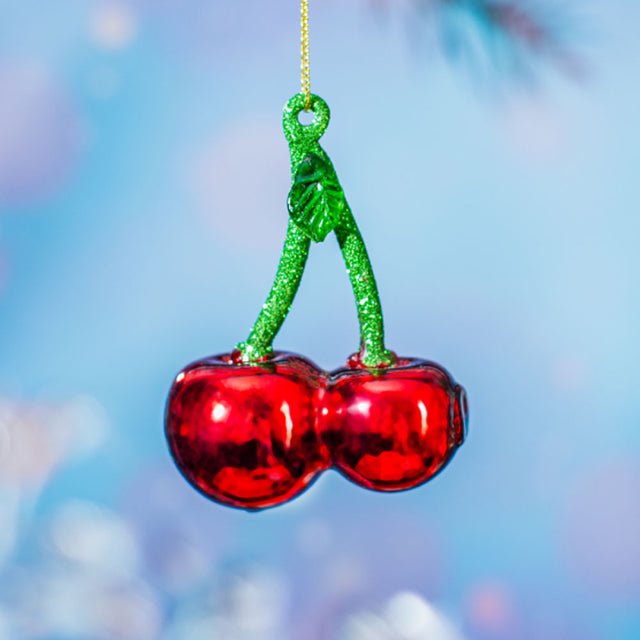 Cherries Shaped Bauble in Situ