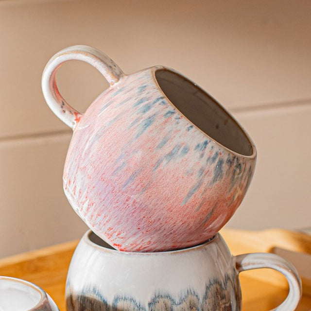 Coralie Blue and Red Mug