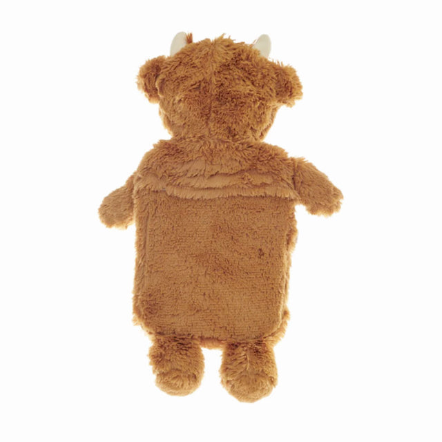 Highland Cow Hot Water Bottle Back Facing