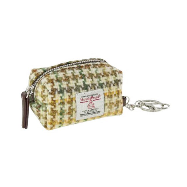 Harris Tweed Dogtooth Fara Micro Bag in Yellow, Green & Brown