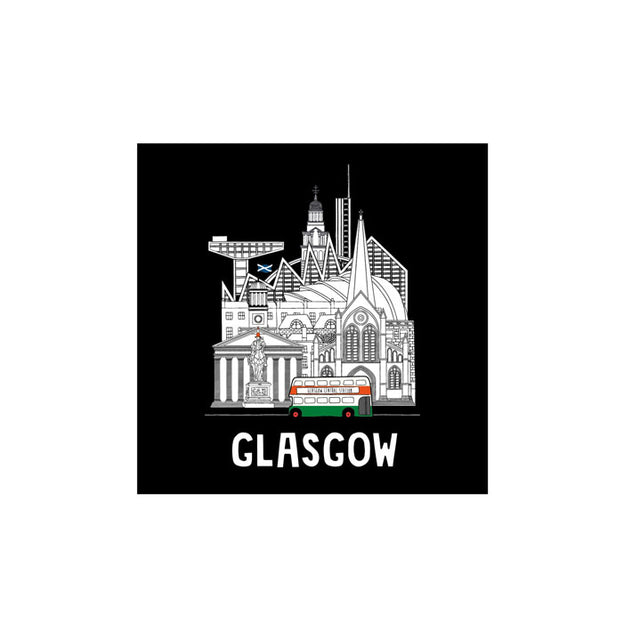 Big City Glasgow 3D Epoxy Magnet