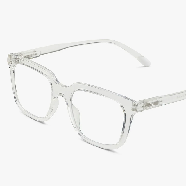 Barner Holly Glossy Clear Crystal Reading Glasses - Strength 1