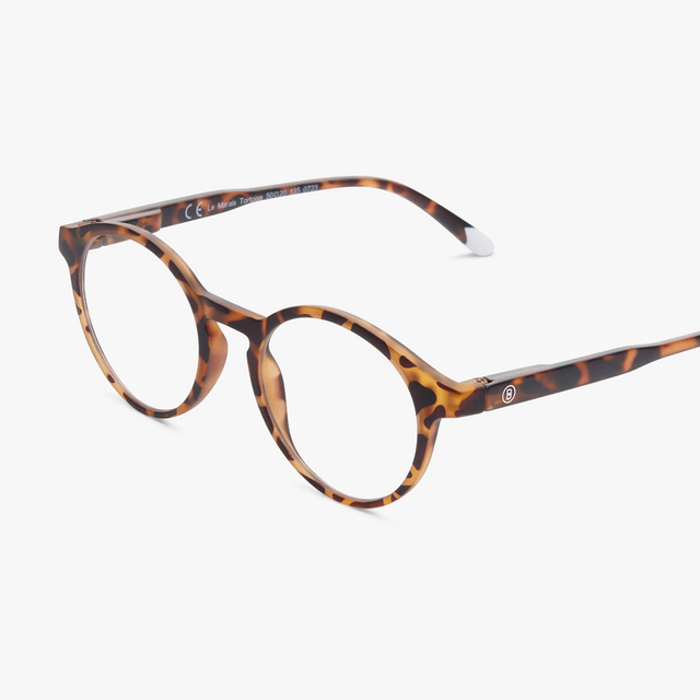 Barner Le Marais Tortoise Shell Reading Glasses - Strength 1 - Side