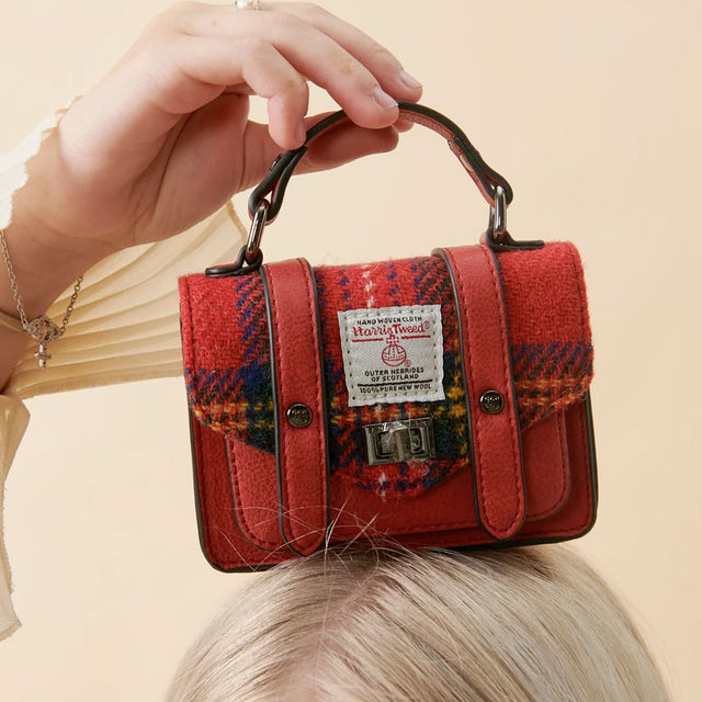 Harris Tweed Royal Stewart Wee Satchel