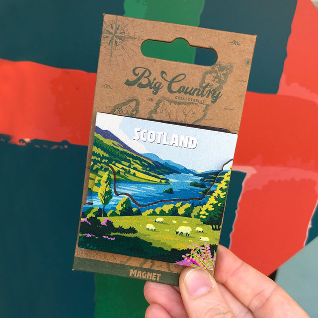Big Country Scotland Landscape 3D Magnet
