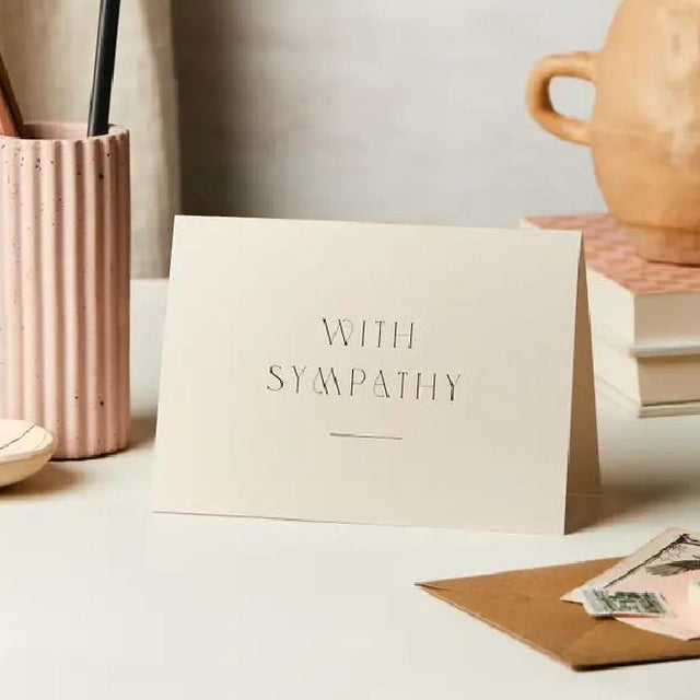 With Sympathy Card