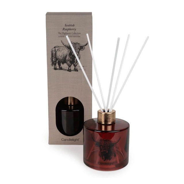 Scottish Raspberry Reed Diffuser Close Up