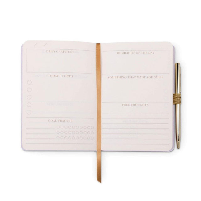 Dancing Ladies Gratitude Journal with Pen Open Page