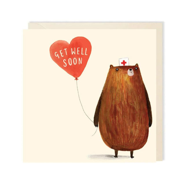 Get Well Soon Bear Card
