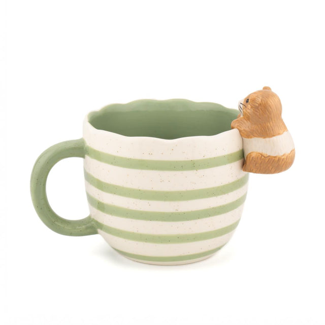 Peeking Guinea Pig Mug Close Up