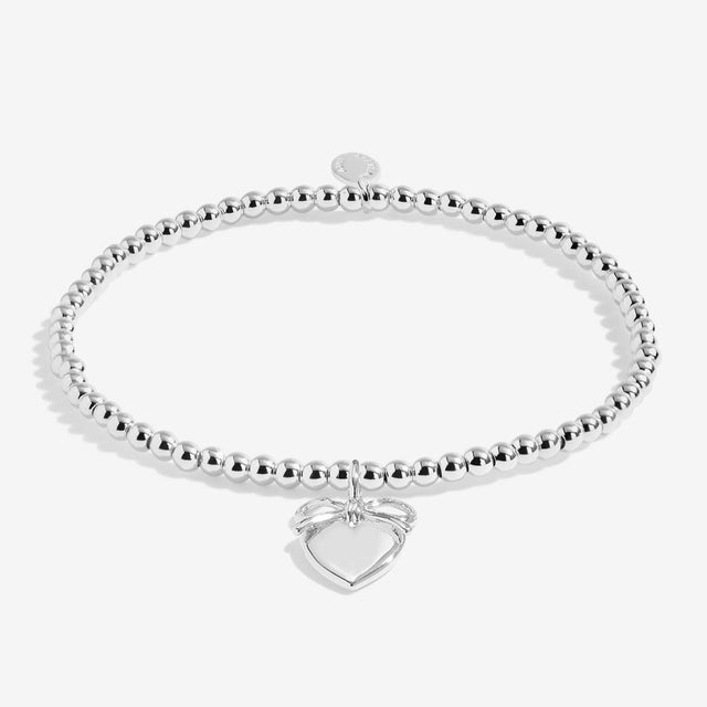 A Little Merry Christmas Daughter Children's Charm Bracelet Close Up
