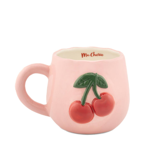 Handpainted Cherry Mug