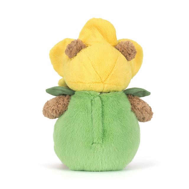Jellycat Bartholomew Bear Daffodil Outfit Back Facing