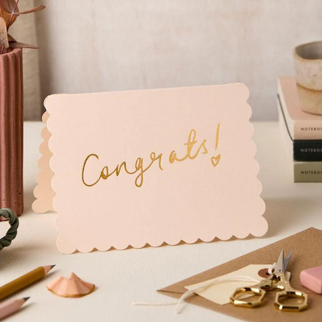 Scallop Congratulations Card