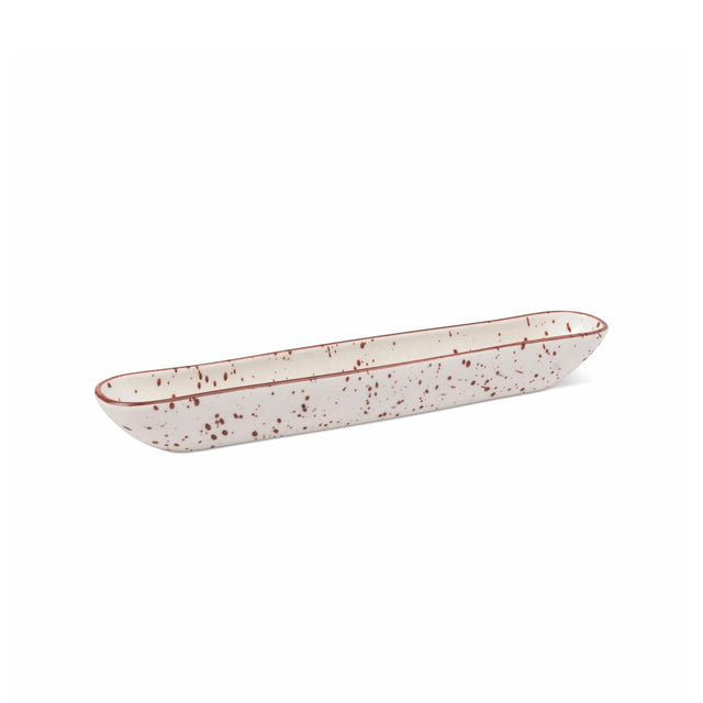 Splatter Olive Boat Dish