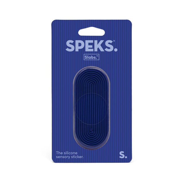Groove Blue Slab Oval Silicone Sensory Sticker