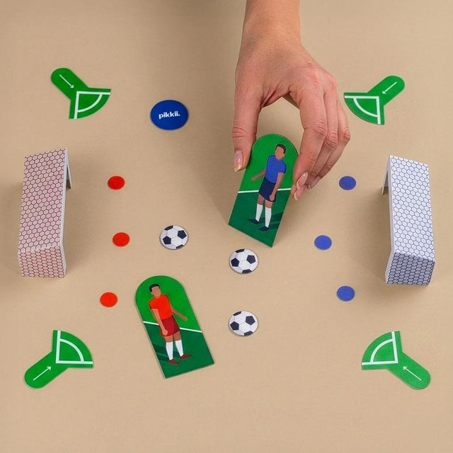 Mini Matches Football Game Close Up