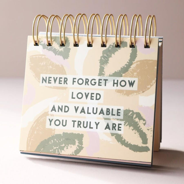 Floral Positivity Flip Chart