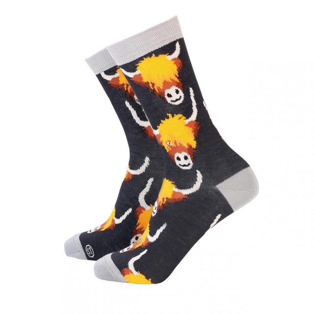 Highland Cows Women's Bamboo Socks
