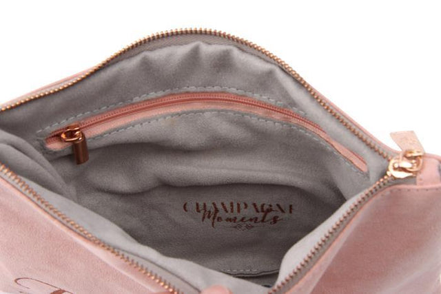 Pink Team Bride Beauty Bag