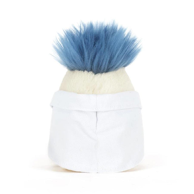 Jellycat Amuseables Boiled Egg Scientist Outfit Back Facing