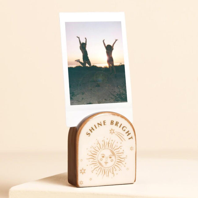 Shine Bright Celestial Ceramic Photo Holder
