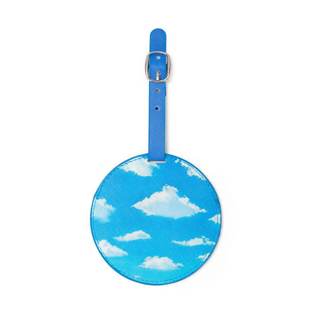 Cloud Luggage Tag Close Up