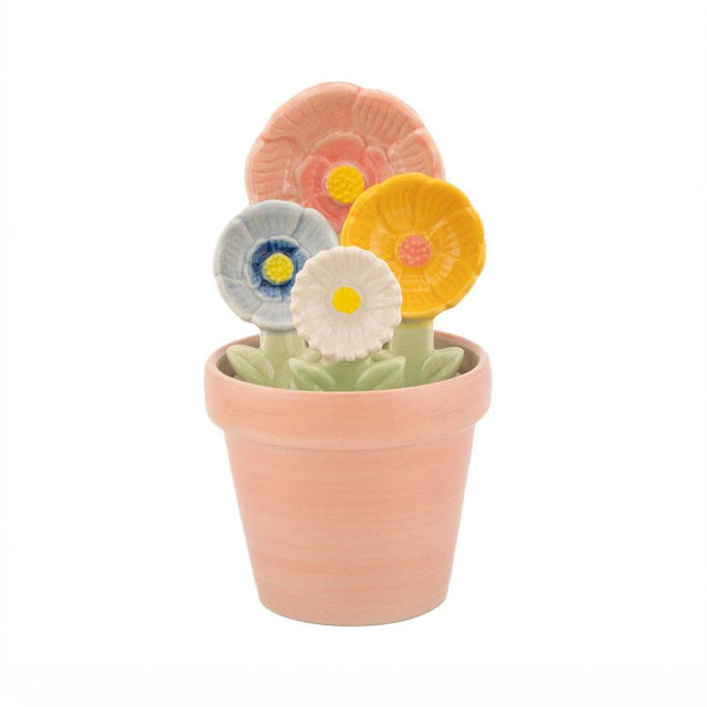 Flower Measuring Storage Pot Full Set