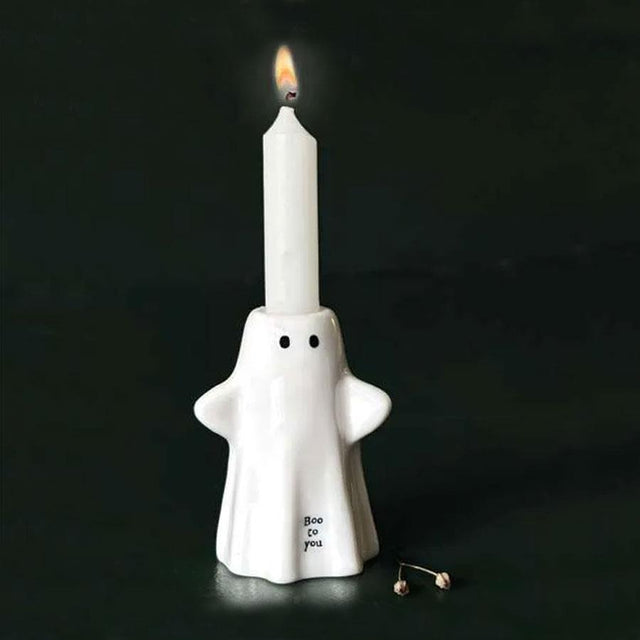 Boo To You Ghost Mini Candle Holder