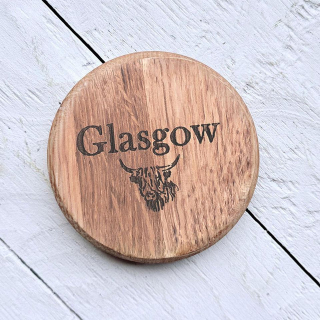 Whisky Barrel Oak Bottle Opener Glasgow Coo Magnet
